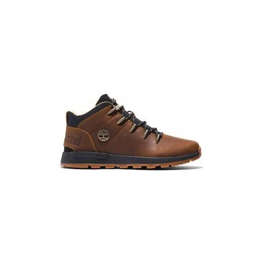 Timberland per uomo. Tb0a67tg9431 stivali in pelle sprint trekker mid cathay spice marrone [3042695], basso, stringhe, casual, sportivo, out