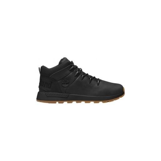 Timberland per uomo. Tb0a2pb40151 stivali sprint trekker mid in pelle nera [3042696], nero, basso, stringhe, casual, sportivo, outdoor