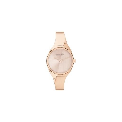 Calvin Klein per donna. 25200236 orologio analogico rosa affascinante [3054574], casual, braccialetto, acciaio inossidabile