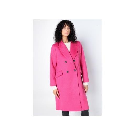 Victorio & Lucchino, V&L per donna. 3682800 cappotto doppio petto abbottonato rosa [3067571], casual, poliestere, manica lunga
