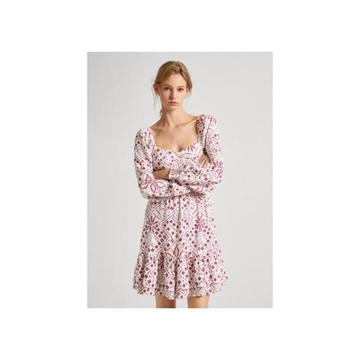 Pepe Jeans per donna. Pl953498 abito doxa bianco [3081441], casual, lino, manica lunga