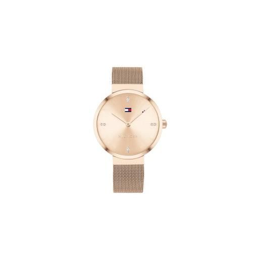 Tommy Hilfiger per donna. 1782218 orologio analogico pvd oro [3084456], casual, braccialetto, acciaio inossidabile
