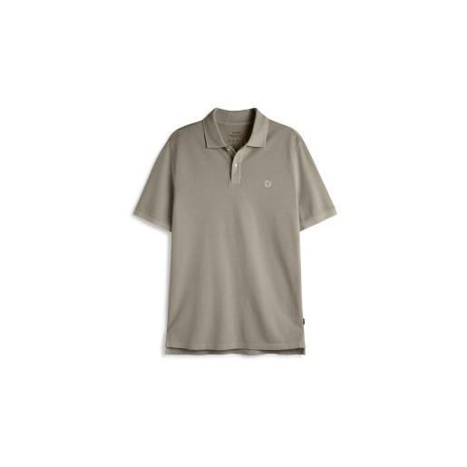 ECOALF per uomo. Mcmgapotedsl0820s24-054 polo verde ted [3114288], casual, grigio, manica corta, cotone biologico, sostenibile, cotone ricic