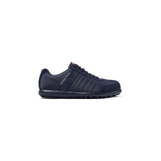 Camper per uomo. 18302-140 pantofole in pelle pelotas xl blu scuro [3138740], basso, stringhe, casual, navy