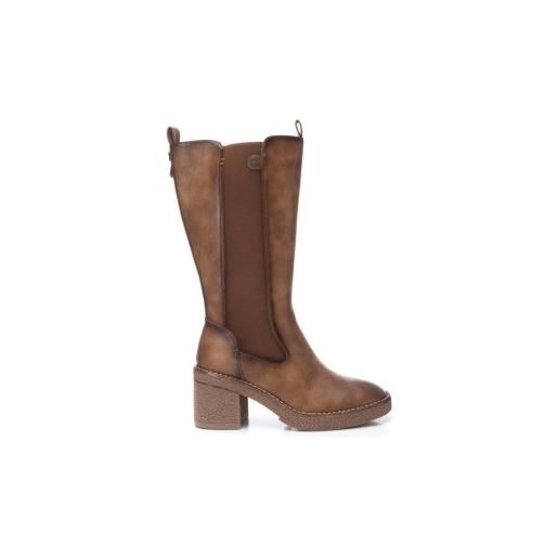 Refresh per donna. 17200902-taupe stivali 172009 marrone [3154670], 5 a 8cm, cerniera, casual