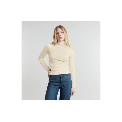 G-Star per donna. D25510-d847-127 maglione beige core slim [3156063], casual, lana