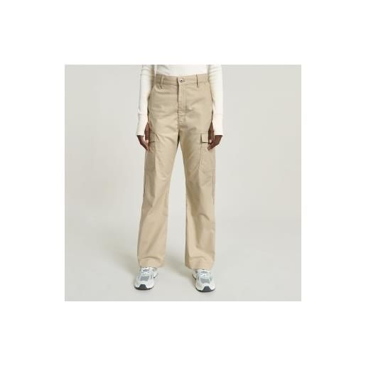 G-Star per donna. D25945-d951-c531 pantaloni cargo beige normali [3156089], casual, cotone