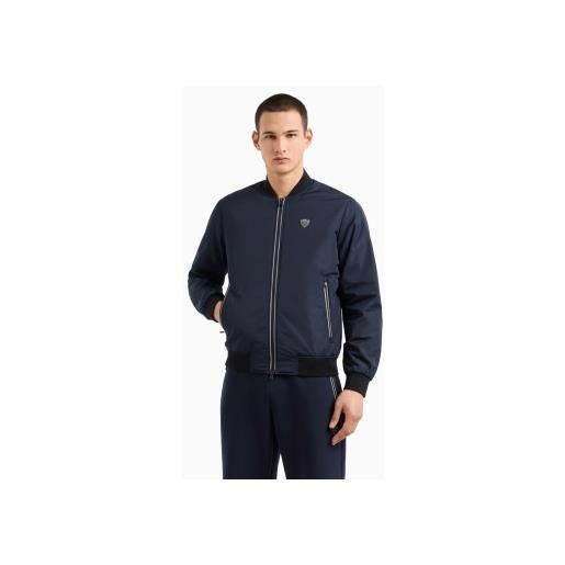 EA7 per uomo. 8npb12_pn7lz bomber in nylon navy premium shield [3167497], casual, sportivo, multisport, poliestere