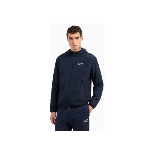 EA7 per uomo. 8npb22_pngrz giubbotto bomber blu navy [3167521], casual, poliestere