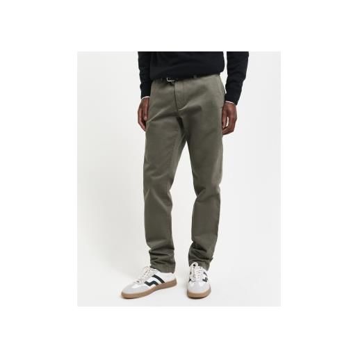 Gant per uomo. 1505230 pantaloni chino verdi super comodi dalla vestibilità slim [3169955], casual, verde, cotone