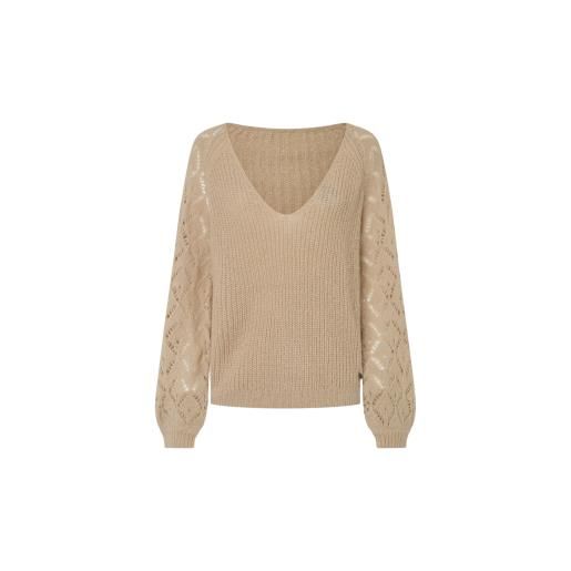 Pepe Jeans per donna. Pl702219 maglione hailey beige [3184190], casual, acrilico