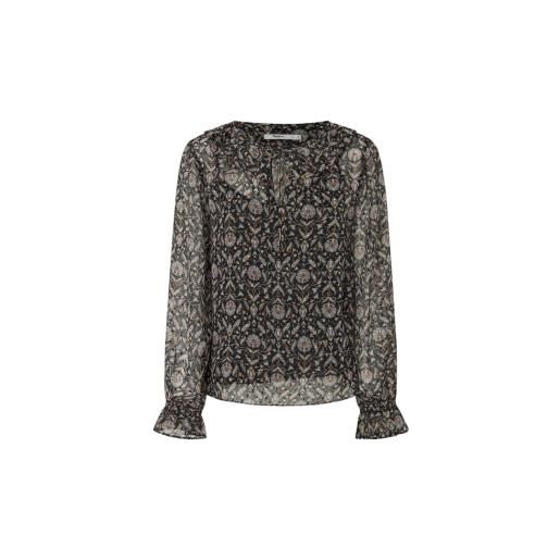 Pepe Jeans per donna. Pl304939 blusa nera peggy [3184832], nero, casual, poliestere, manica lunga