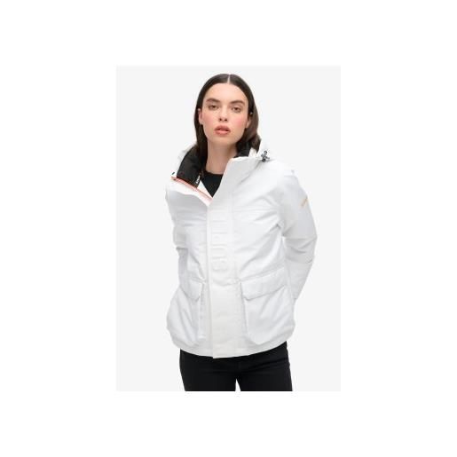 Superdry per donna. W5011742a giacca a vento ultimate jkt bianca [3189764], bianco, casual, polister riciclato, sostenibile