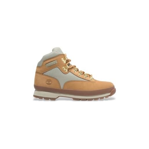 Timberland per uomo. Tb0a28gy7541 scarponi da trekking in pelle marrone medio euro hiker [3196907], basso, stringhe, sportivo, outdoor, sost