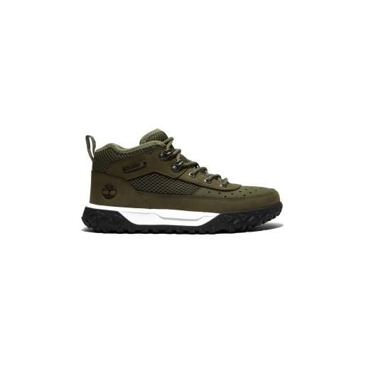 Timberland unisex per bambino. Tb0a67rma581 sneakers in pelle greenstride motion 6 [3197226], basso, stringhe, casual, verde, moda per bambi