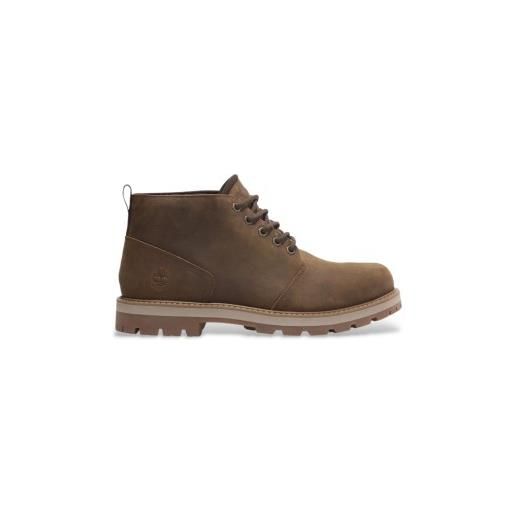 Timberland per uomo. Tb0a69twem61 stivaletti chukka britton road in pelle marrone medio [3197243], basso, stringhe, casual, sostenibile