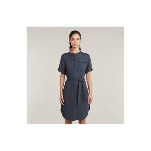 G-Star per donna. D26157-d573-860 abito grigio con cintura [3248106], casual, viscosa, manica corta