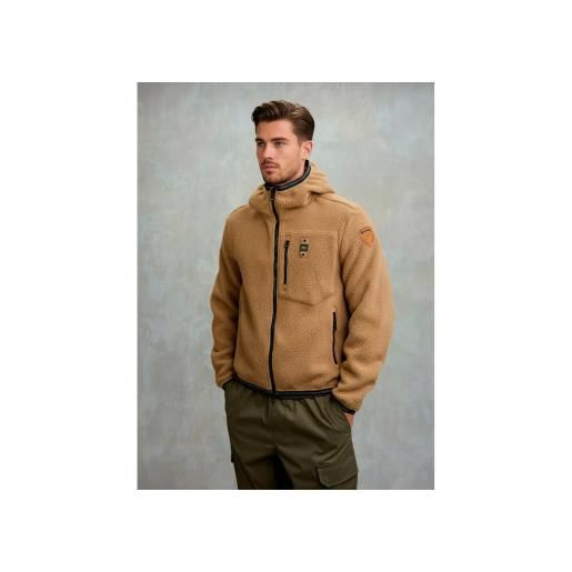 Blauer per uomo. 25wbluc04349 giacca polare marrone alleghany [3250108], casual, poliestere