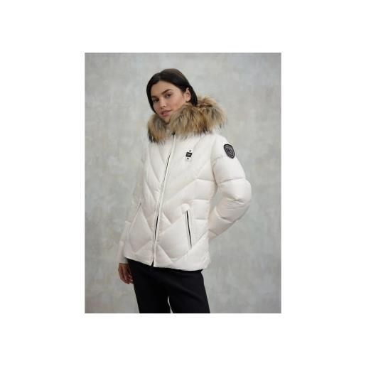 Blauer per donna. 25wbldc03097 piumino bianco alicia [3250153], casual, poliamide