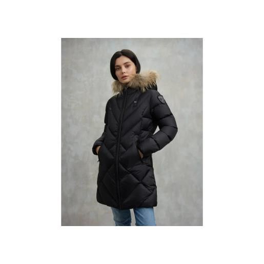 Blauer per donna. 25wbldk03098 piumino althea nero [3250163], casual, poliamide