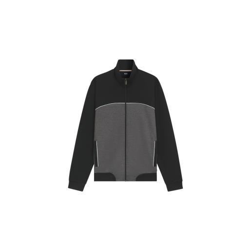 BOSS per uomo. 50545567 giacca da tuta nera [3250738], nero, casual, sportivo, multisport, poliestere