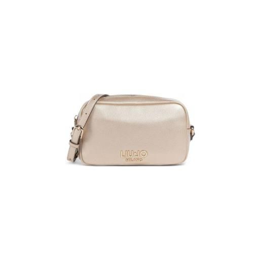 Liu Jo per donna. Af5137-e0058 piccola borsa a tracolla dorata [3259825], oro, casual, poliuretano
