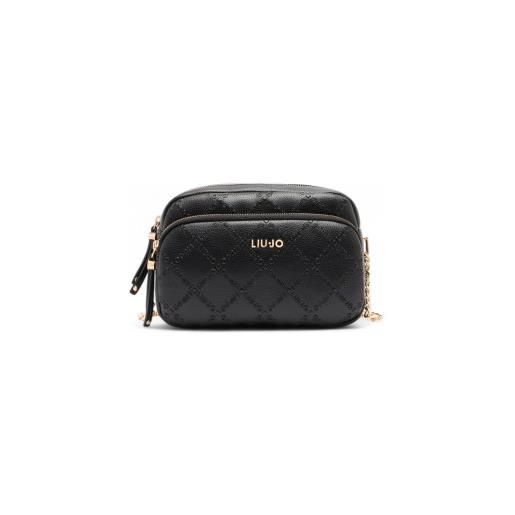 Liu Jo per donna. Af5198-e0538 borsa a tracolla nera di medie dimensioni [3259851], nero, casual, poliestere