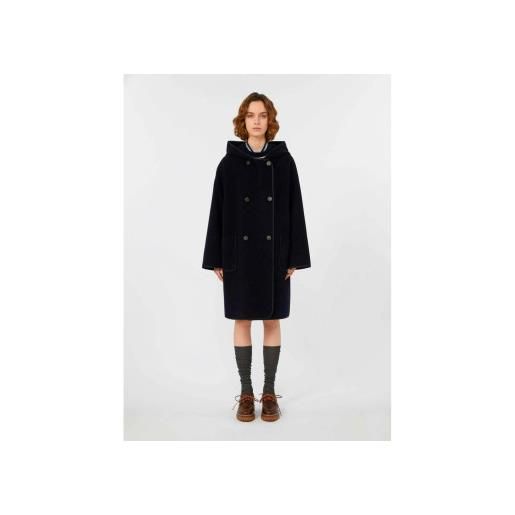 Weekend Max Mara per donna. 2525016032600 cappotto blu navy bergen [3260012], casual, lana