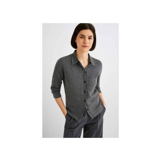Marella per donna. 2523346014200 cardigan in misto cashmere grigio quero [3260078], casual, lana, chachemire