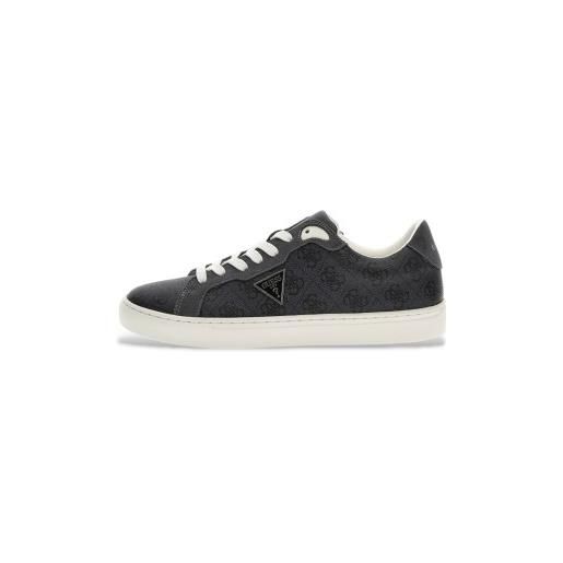 Guess per uomo. Fmtto3ell12 sneakers todi in pelle nera [3276703], nero, basso, stringhe, casual