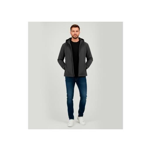 Woolrich per uomo. Cfwoou1047mrut3496 giacca soft shell pacific nera [3279561], nero, casual, poliamide