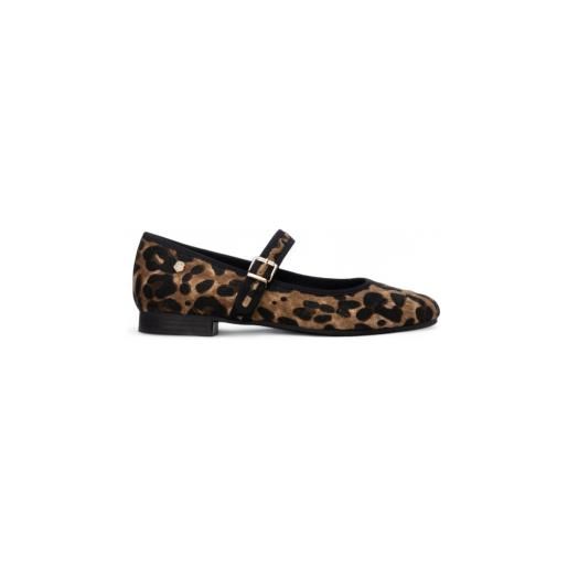 Carmela per donna. 16256101-leopardo scarpe 162561 marrone [3281530], basso, 1 a 3 cm, fibbia, casual, da sera, animal print, classico