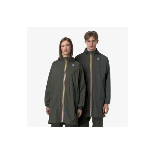 K-way unisex. K21516w cappotto le vrai 4.0 eiffel east verde [3282465], sostenibile, nylon riciclato