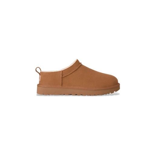 UGG per donna. 1173891 stivaletti classic micro marroni [3282684], pelle, marrone, basso, nessuno, casual