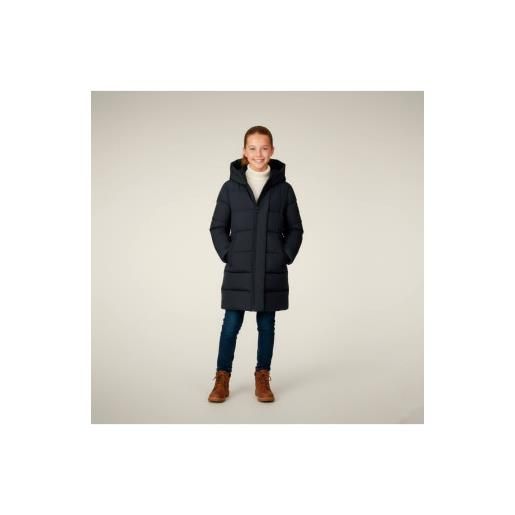 Save The Duck per ragazza. P41909g-leaf21 cappotto parka nero trini [3282862], casual, polister riciclato, sostenibile, moda per bambini