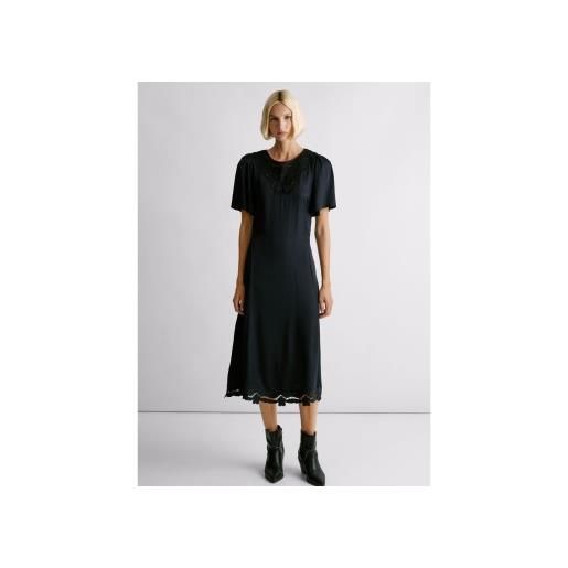 Pepe Jeans per donna. Pl9537734 abito marlango nero [3285714], casual, modal, manica corta