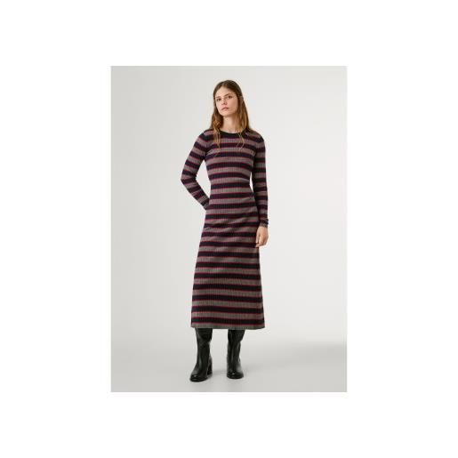 Pepe Jeans per donna. Pl9537715 abito blu navy clarisse [3286554], casual, viscosa, manica lunga