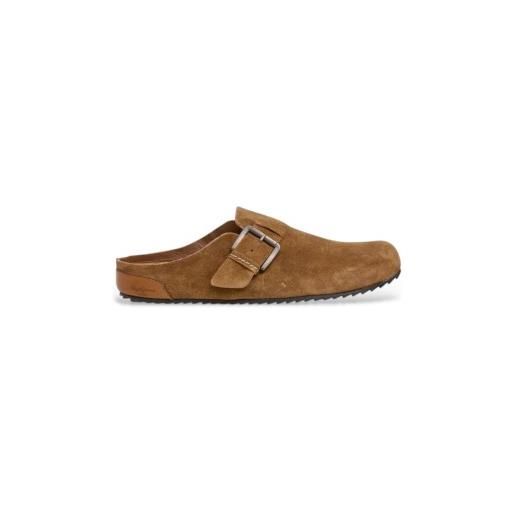 Pepe Jeans per uomo. Pms90123 zoccoli in pelle marrone corby [3286585], basso, nessuno, casual