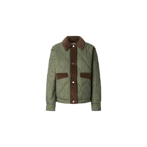 Pepe Jeans per donna. Pl4024342 cappotto verde paola [3286642], casual, cotone