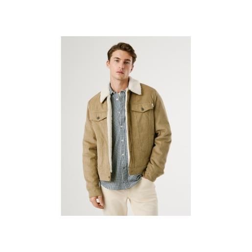 Pepe Jeans per uomo. Pm4027185 giacca beige joshua [3286763], casual, cotone
