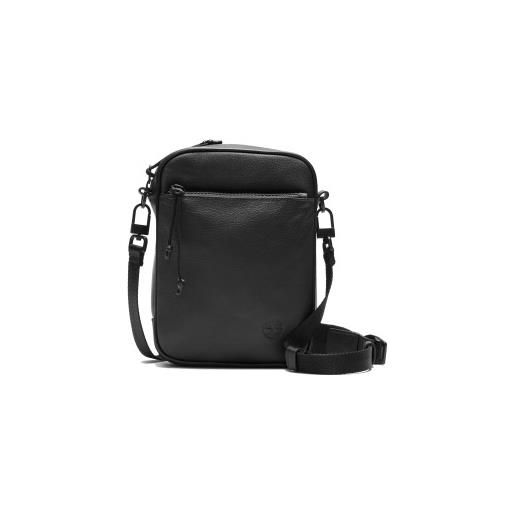 Timberland per uomo. Tb0a61d70011 borsa a tracolla tuckerman nera [3291538], nero, casual, pelle