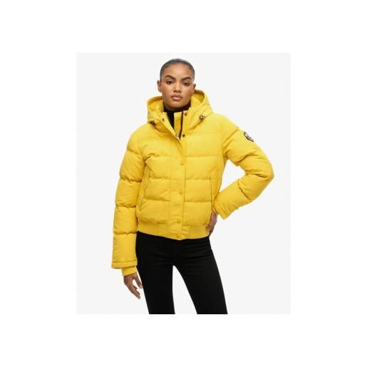 Superdry per donna. W5011993a giubbotto bomber everest (giallo) [3294029], casual, poliestere