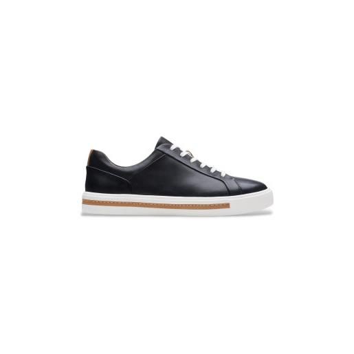 Clarks per donna. 26141642 scarpe in pelle nera un maui lace [3294972], nero, basso, stringhe, casual