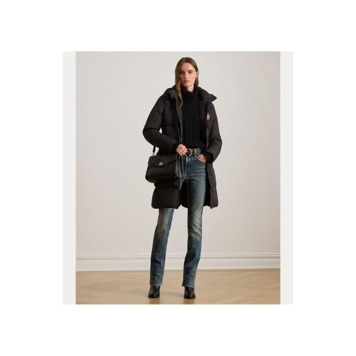 Lauren Ralph Lauren per donna. 297p04095001 cappotto trapuntato nero [3302573], casual, polister riciclato