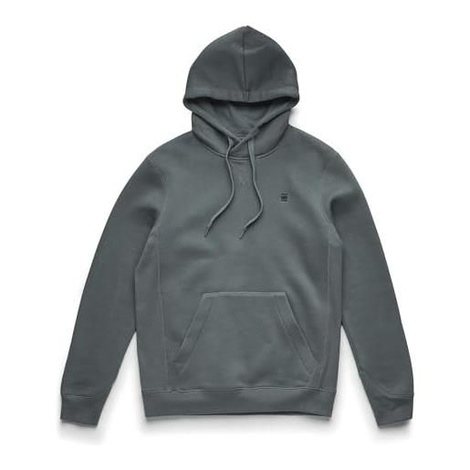 G-STAR premium core hooded zip sweater, maglione uomo, nero (dk black d16122-c235-6484), m