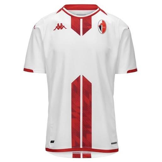 Kappa kombat home, maglietta uomo, bianco/rosso, xl