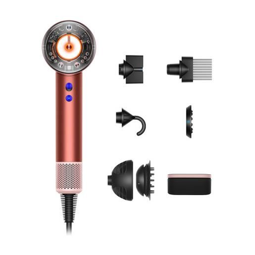 Dyson asciugacapelli supersonic nural™ in edizione limitata strawberry bronze. Edizione limitata con box