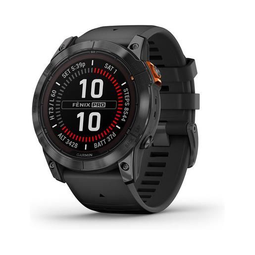 Garmin fēnix 7x pro 3,56 cm (1.4'') mip 51 mm digitale 280 x 280 pixel touch screen grigio wi-fi gps (satellitare)