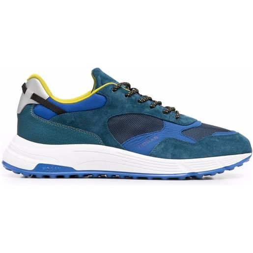 Hogan sneakers h563 con inserti - blu