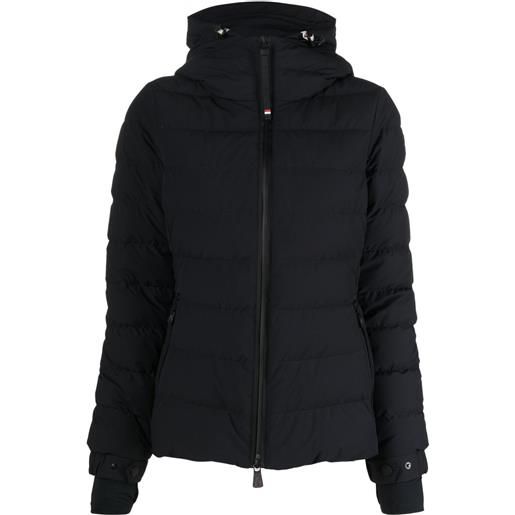 Moncler Grenoble piumino con scollo a imbuto - nero